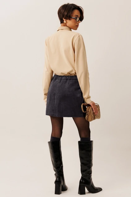 *Юбка F2111-30-03 графит GO wear