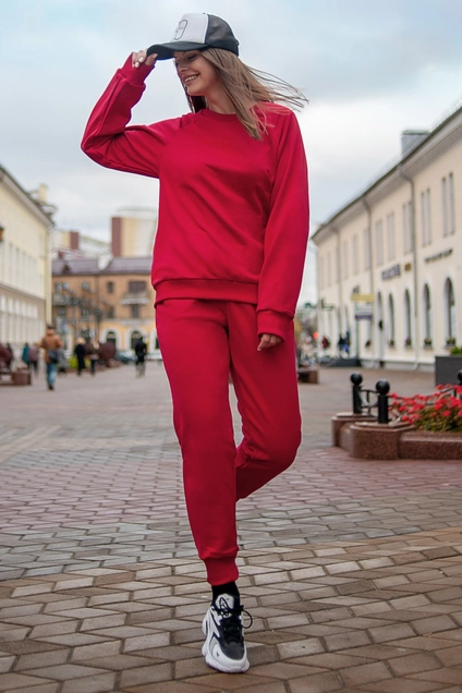 Спортивный костюм 3007 красный GO wear