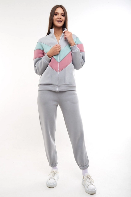 Спортивный костюм f3047-29-01 пепел GO wear