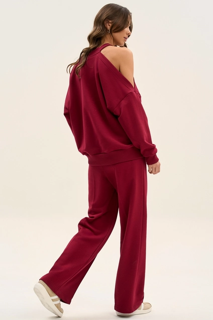 Костюм брючный F3074-12-01 вишня GO wear