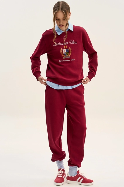 Спортивный костюм F3107E-12-01 вишня GO wear