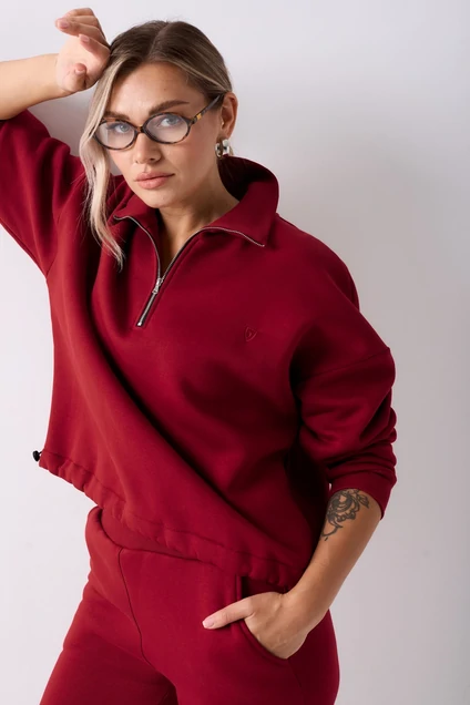 Спортивный костюм f3124-12-01 вишня GO wear