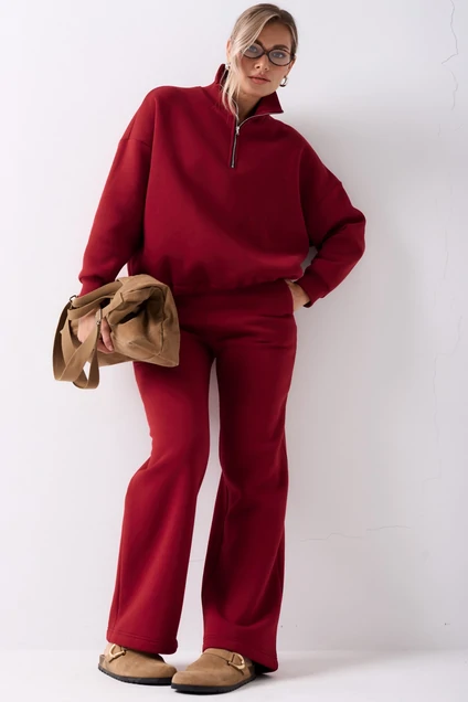 Спортивный костюм f3124-12-01 вишня GO wear