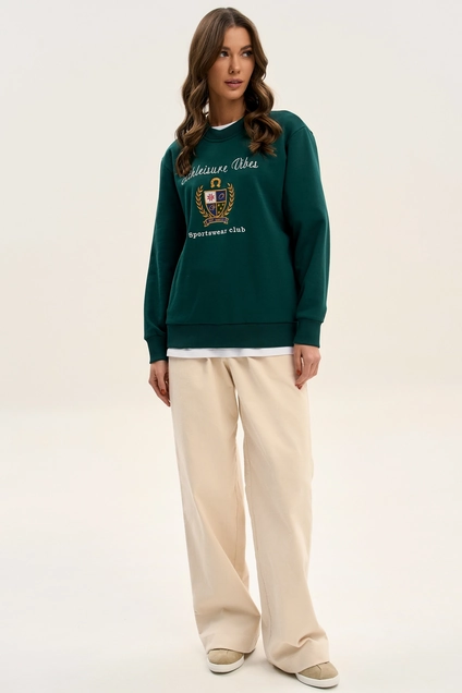 Джемпер F4107E-25-02 изумруд GO wear