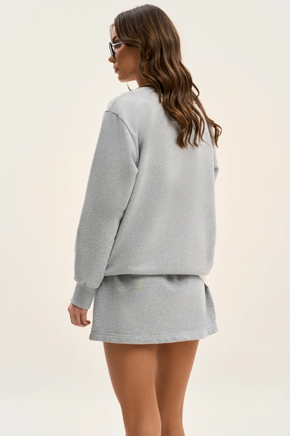 Джемпер F4107E-50-04 серый меланж GO wear