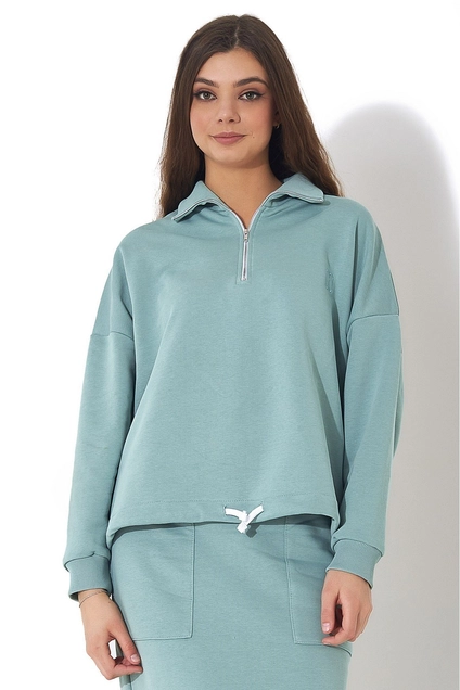 Костюм с юбкой f7001-26-688 ментол GO wear
