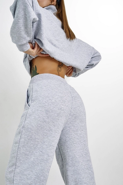 Спортивный костюм f3024-50-04 серый меланж GO wear