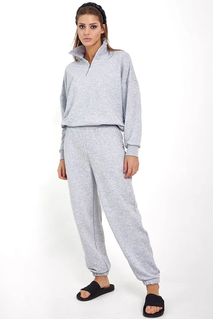 Спортивный костюм f3024-50-04 серый меланж GO wear