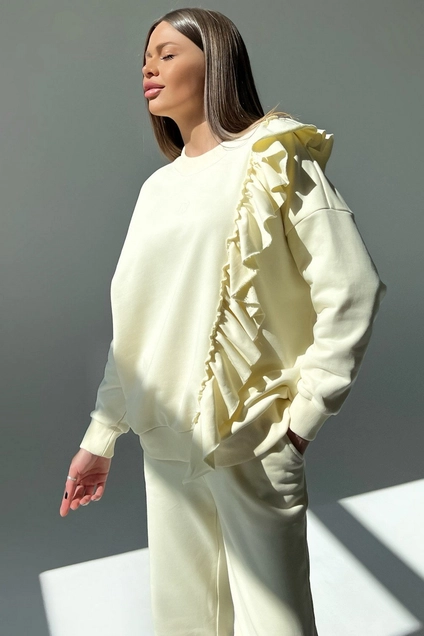 Костюм брючный f3043-02-01 ваниль GO wear
