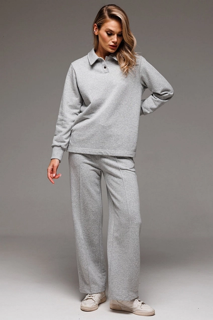 Костюм брючный f3063-50-04 серый меланж GO wear