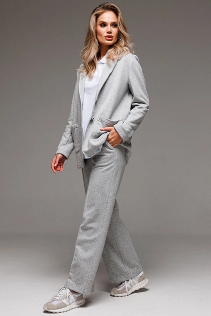 Костюм брючный f3065-50-04 серый меланж GO wear