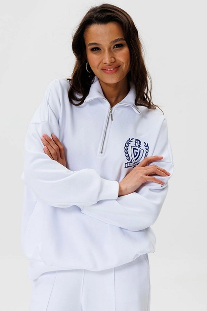 Спортивный костюм F3077-01-01 белый GO wear