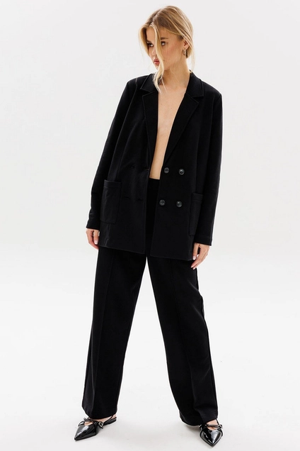 Костюм брючный f3078-40-02 черный GO wear