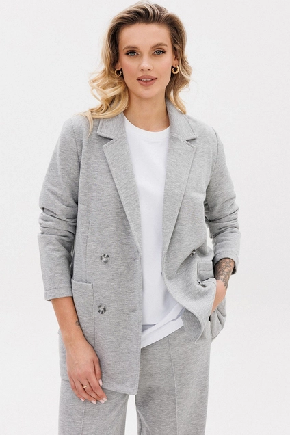 Костюм брючный f3078-50-04 селый меланж GO wear