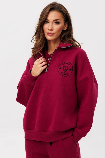 Спортивный костюм f3087-12-01 вишня GO wear
