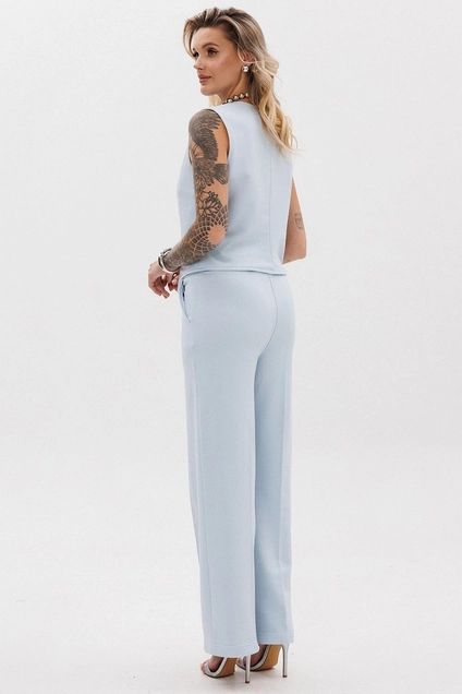 Костюм брючный f3088-29-1413 голубой GO wear