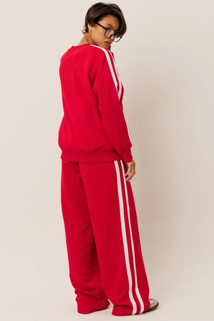 Костюм брючный f3108-11-02 красный GO wear