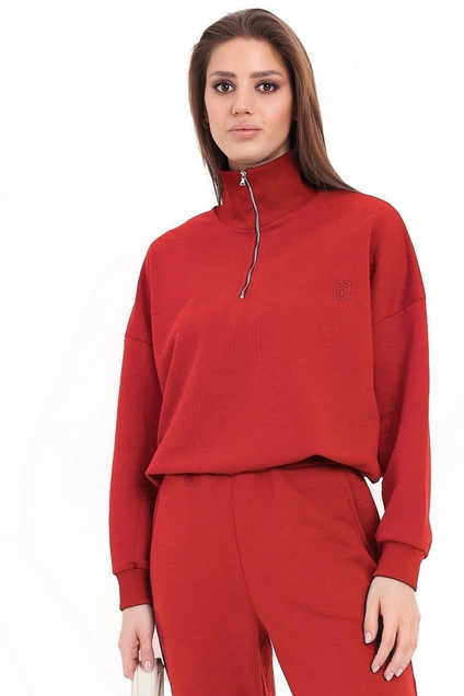 Джемпер F4024-11-02 красный GO wear