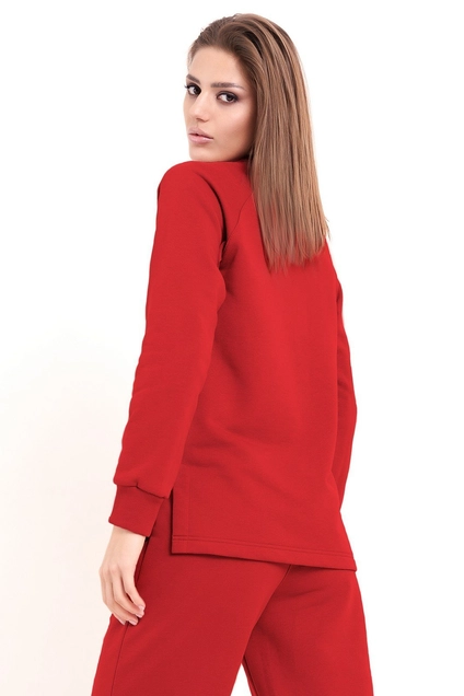 Джемпер F4028-11-02 красный GO wear