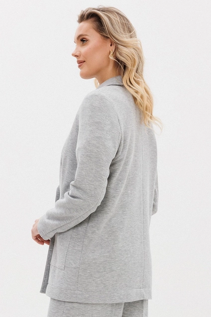 Жакет f4078-50-04 серый меланж GO wear