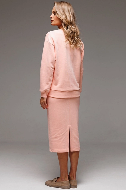Костюм с юбкой f7002-07-01 персик GO wear