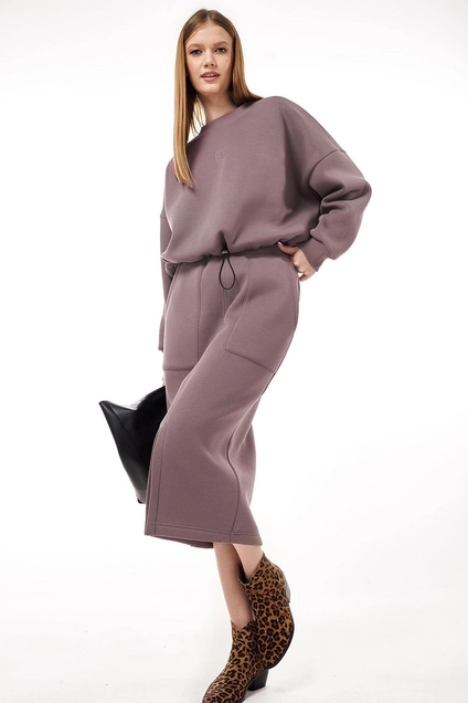 Костюм с юбкой f7056-04-03 капучино GO wear