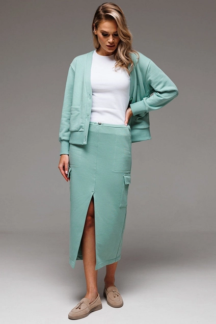 Костюм с юбкой f7067-26-688 ментол GO wear