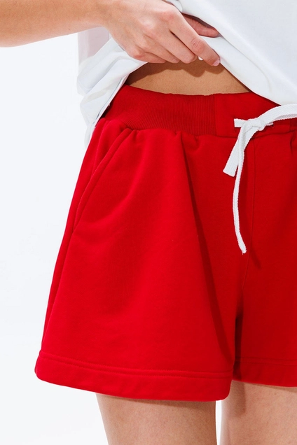Костюм с шортами f8006-01-01(P11-02) белый + красный GO wear