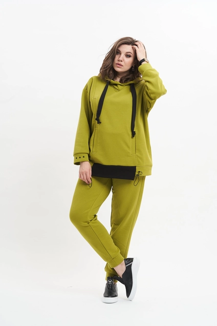 Спортивный костюм 1110 зеленый Gratto