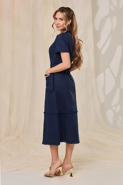 Платье 44281 темно-синий Golden Valley