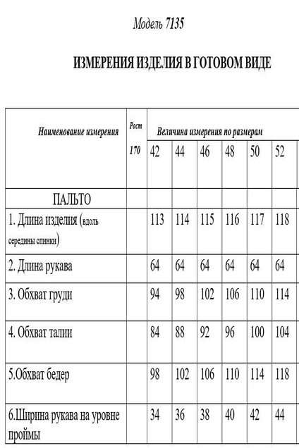 Пальто 7135 черный Golden Valley