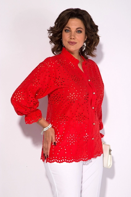 Блузка 152 алый Liliana-style