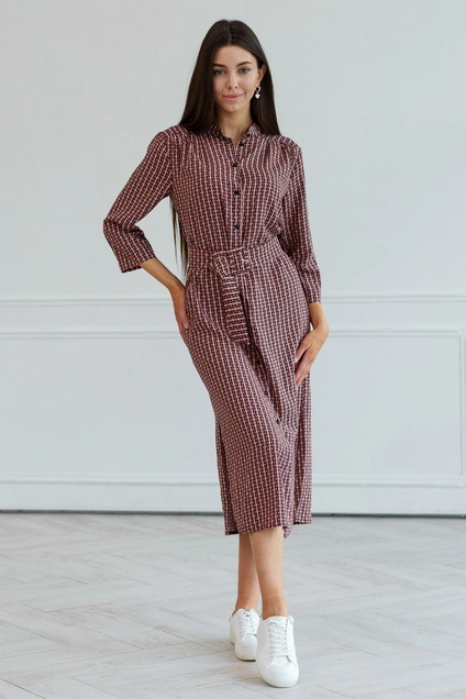Платье 1003L коралл Ivera collection
