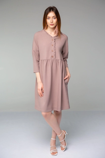 Платье  1008 какао Ivera collection