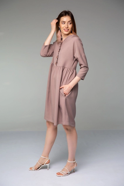 Платье  1008 какао Ivera collection