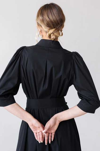 Платье 1019L черный Ivera collection