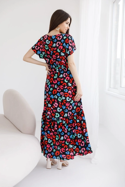 Платье 1086 черный Ivera collection