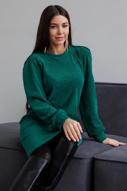 Платье 1111L зеленый Ivera collection