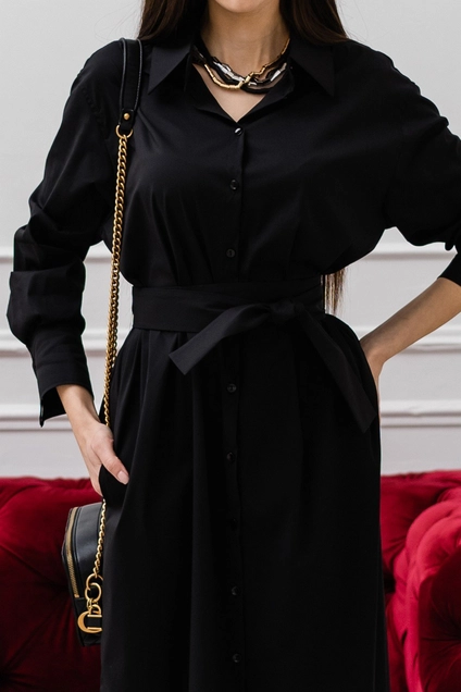 Платье 1118 черный Ivera collection