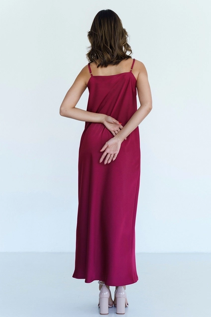 Платье 1125L бургунди Ivera collection