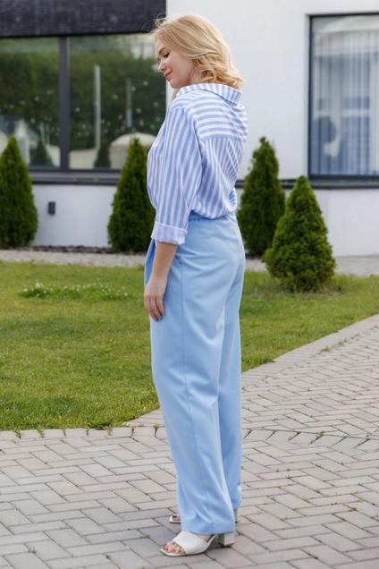 Брюки 2002L голубой Ivera collection