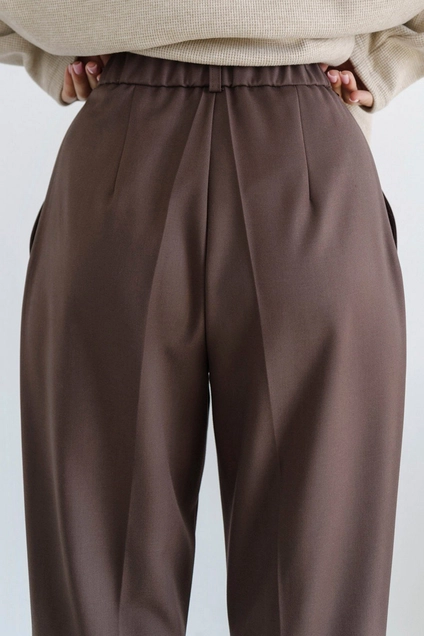 Брюки 2081L горький шоколад Ivera collection