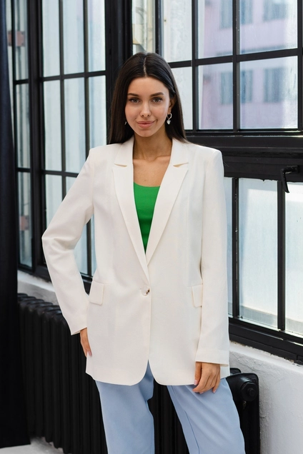 Жакет 3008К молочный Ivera collection