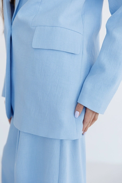 Жакет 3008К голубой Ivera collection