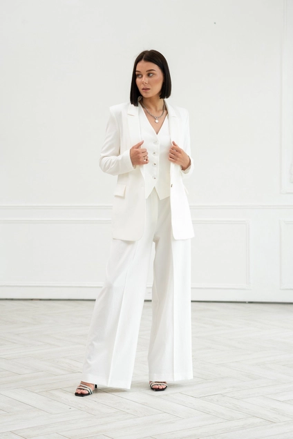 Жакет 3037L молочный Ivera collection