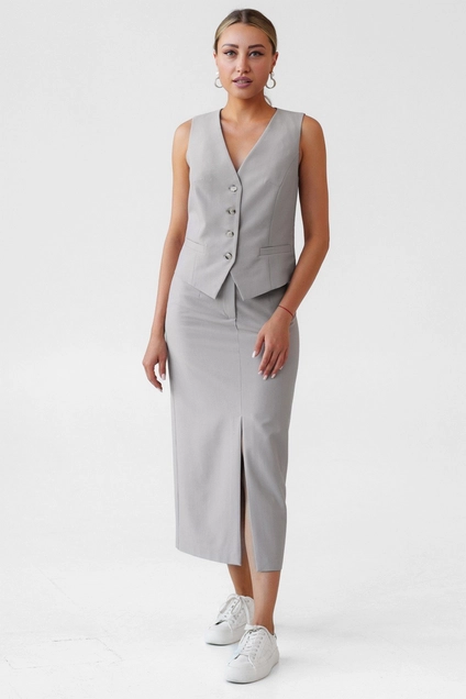 Жилетка 3039L бежевый Ivera collection