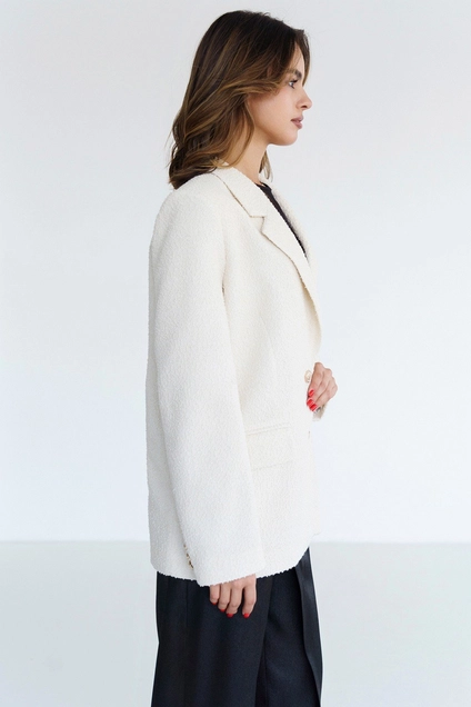 Жакет 3066 молочный Ivera collection
