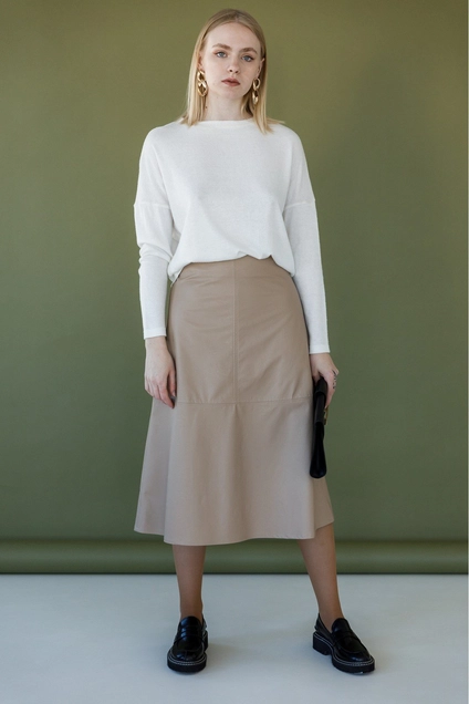 Юбка 4009 песочный Ivera collection