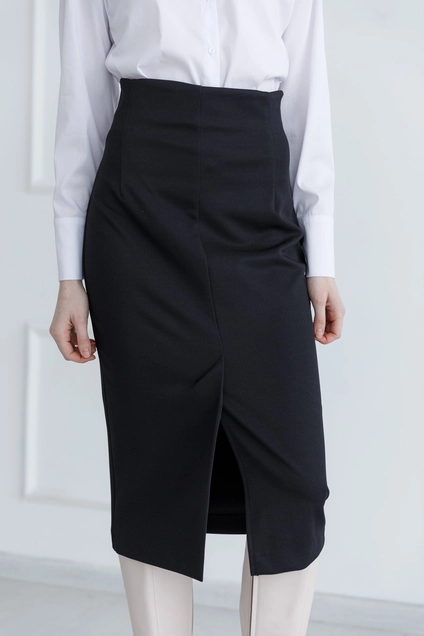 Юбка 4011 черный Ivera collection