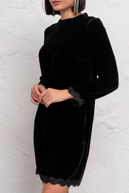 Платье 446 черный Ivera collection